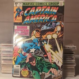 Captain America volume 1 issue 247 Newsstand Edition